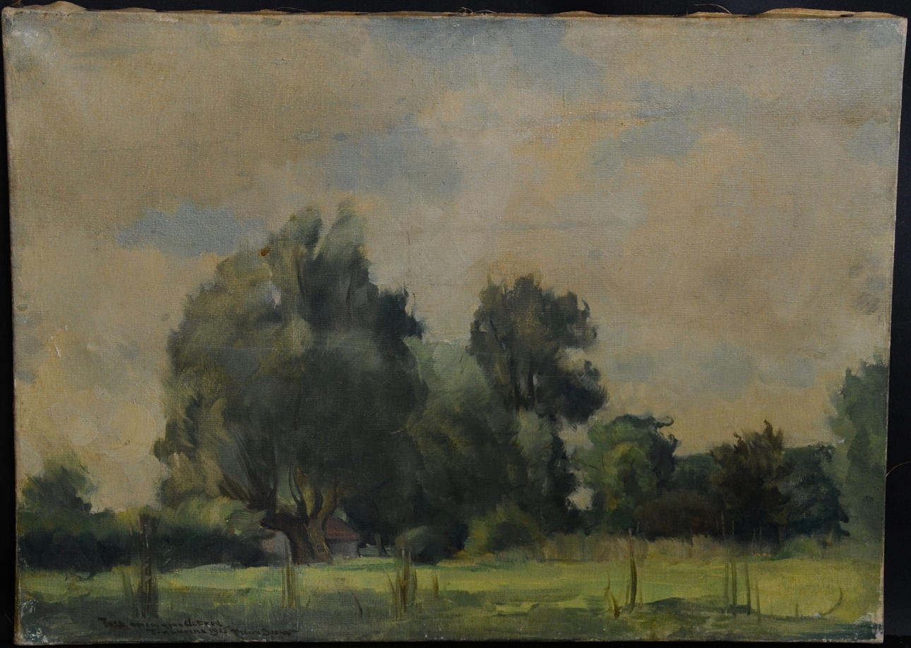 THURE BOSIN. Olja på duk.