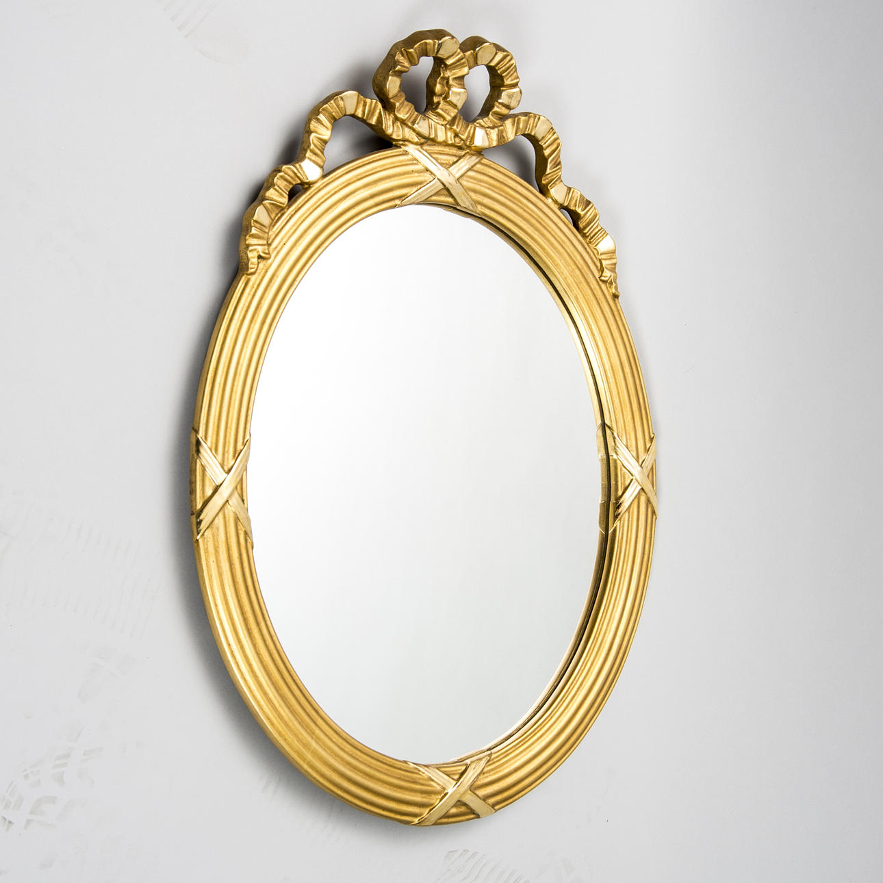 SPEGEL, förgylld, gustaviansk stil, sent 1900-tal.