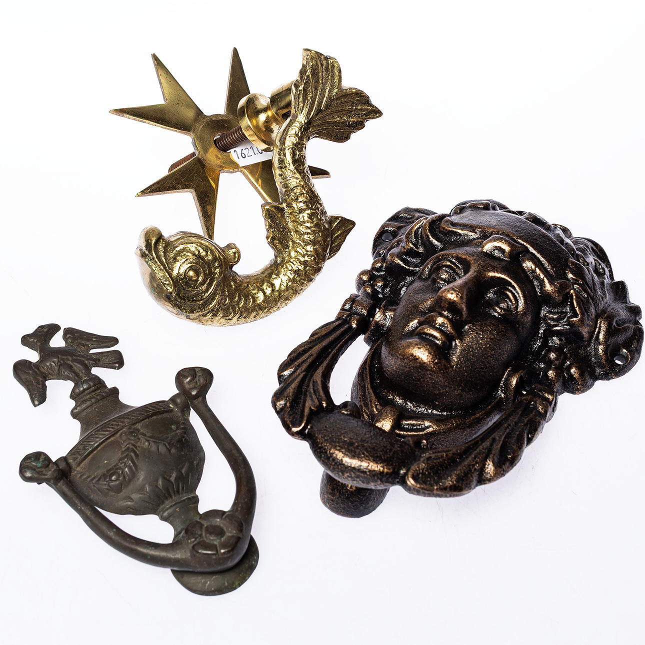 DOOR TRIM, 3 pcs in brass.