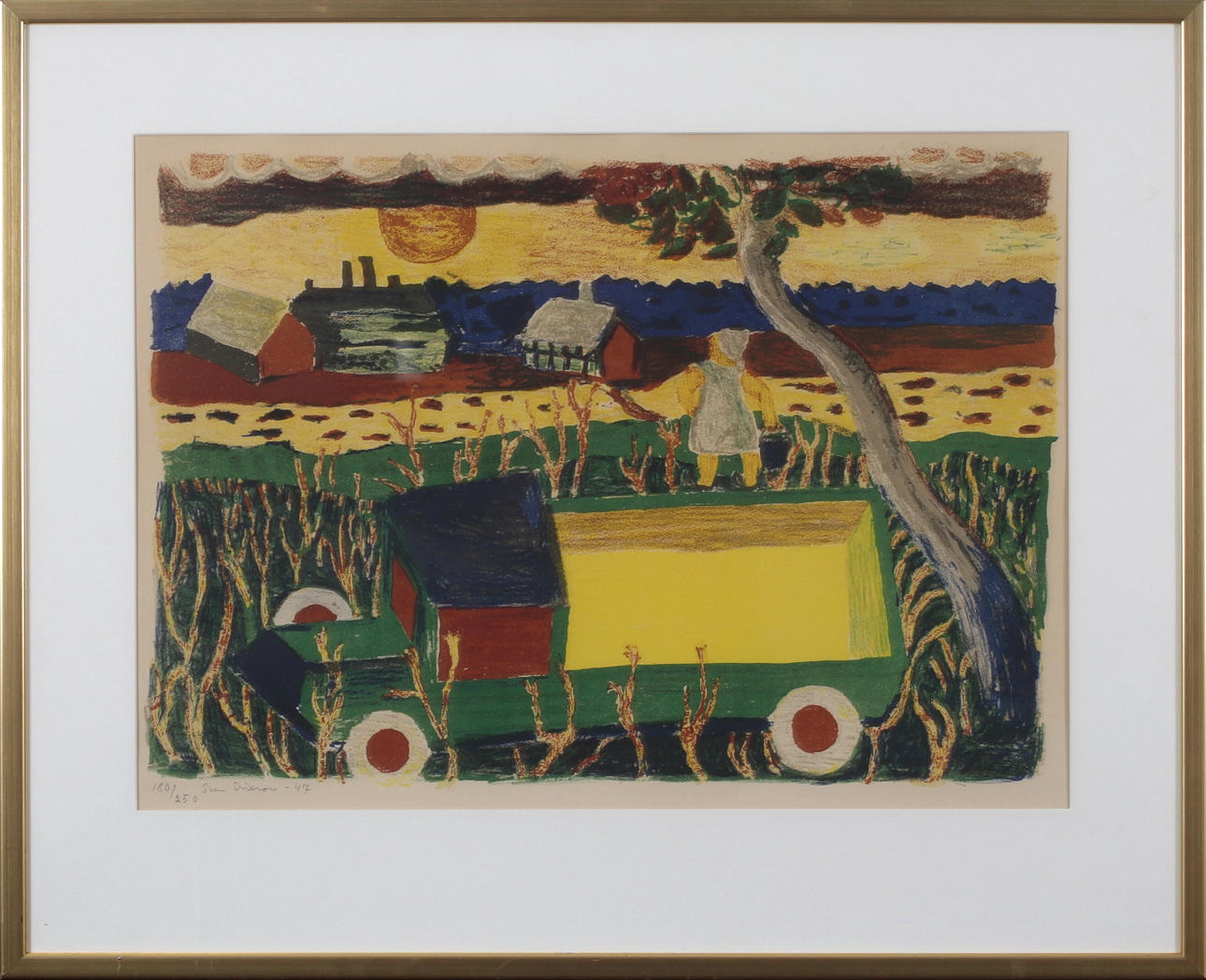 SVEN X:ET ERIXSON. lithograph, signed and numbered 180/250, dated -47.