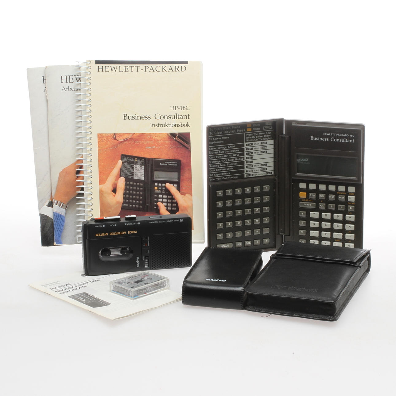 MINIRÄKNARE samt BANDSPELARE, 1900-talets senare del.