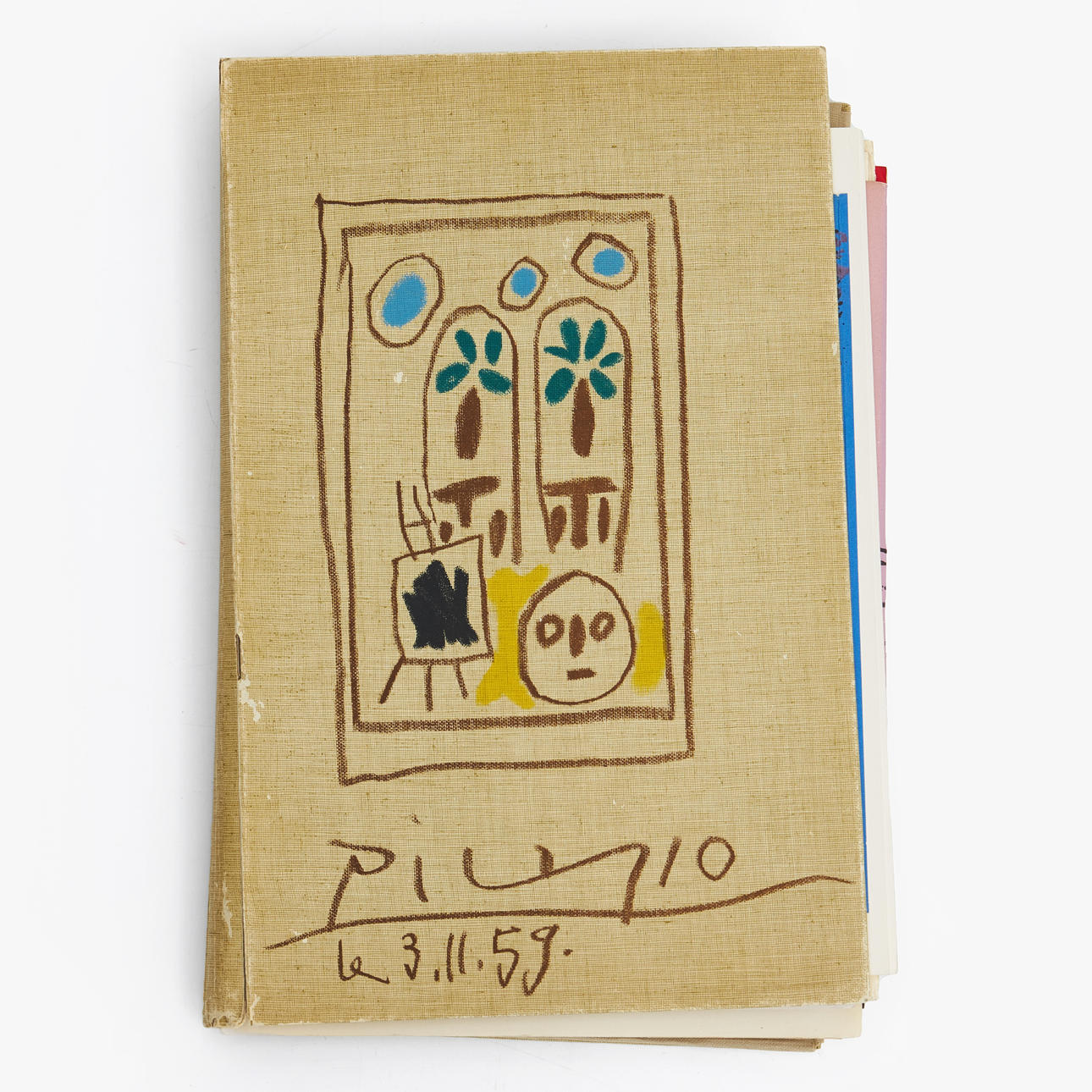 FOLDER with sheets and covers from DLM mm, second half of the 20th century.