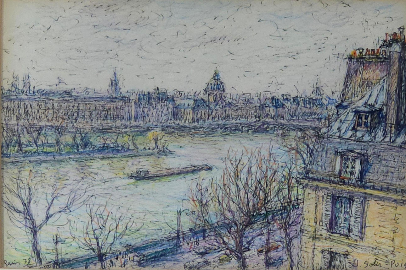 JOAN SOLER PUIG. “Granville”, drawing on paper.