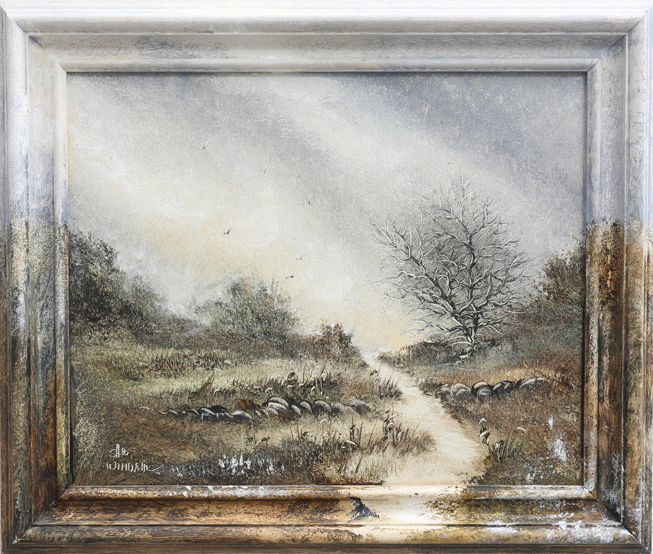 STEFAN WINDAHL. Skogsidyll. Olja på duk, signerad.