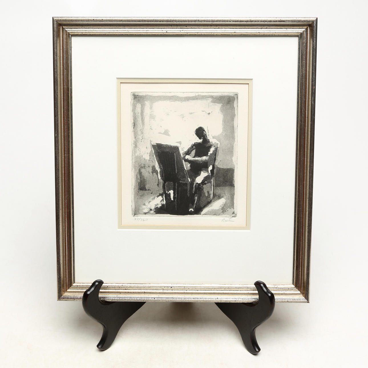 LOUIS BASTIN. GRAPHIC SHEET, etching, signed.