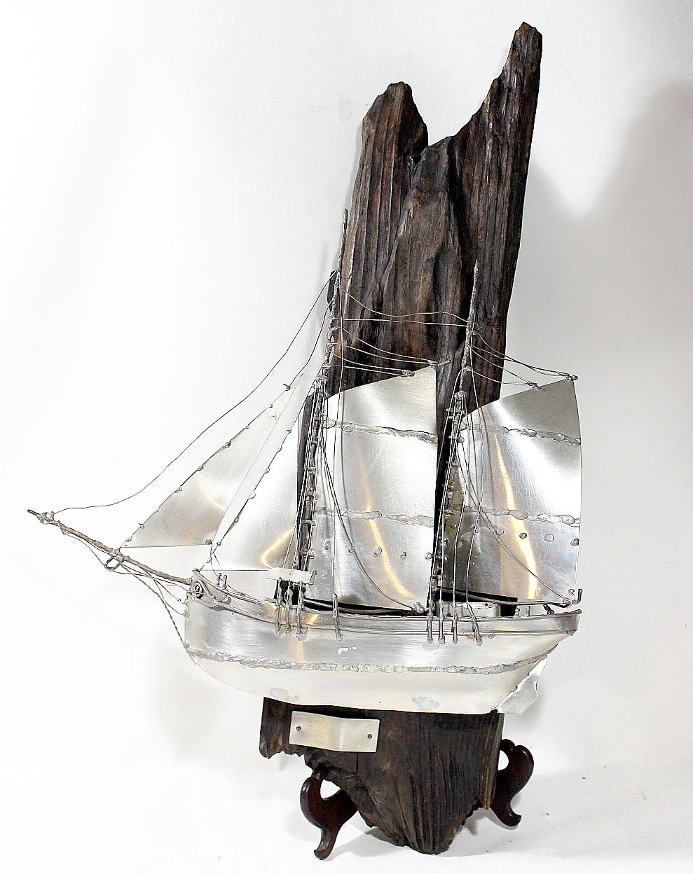 URBAN STRÖM. Båtrelief, båt, signerad, 1969.