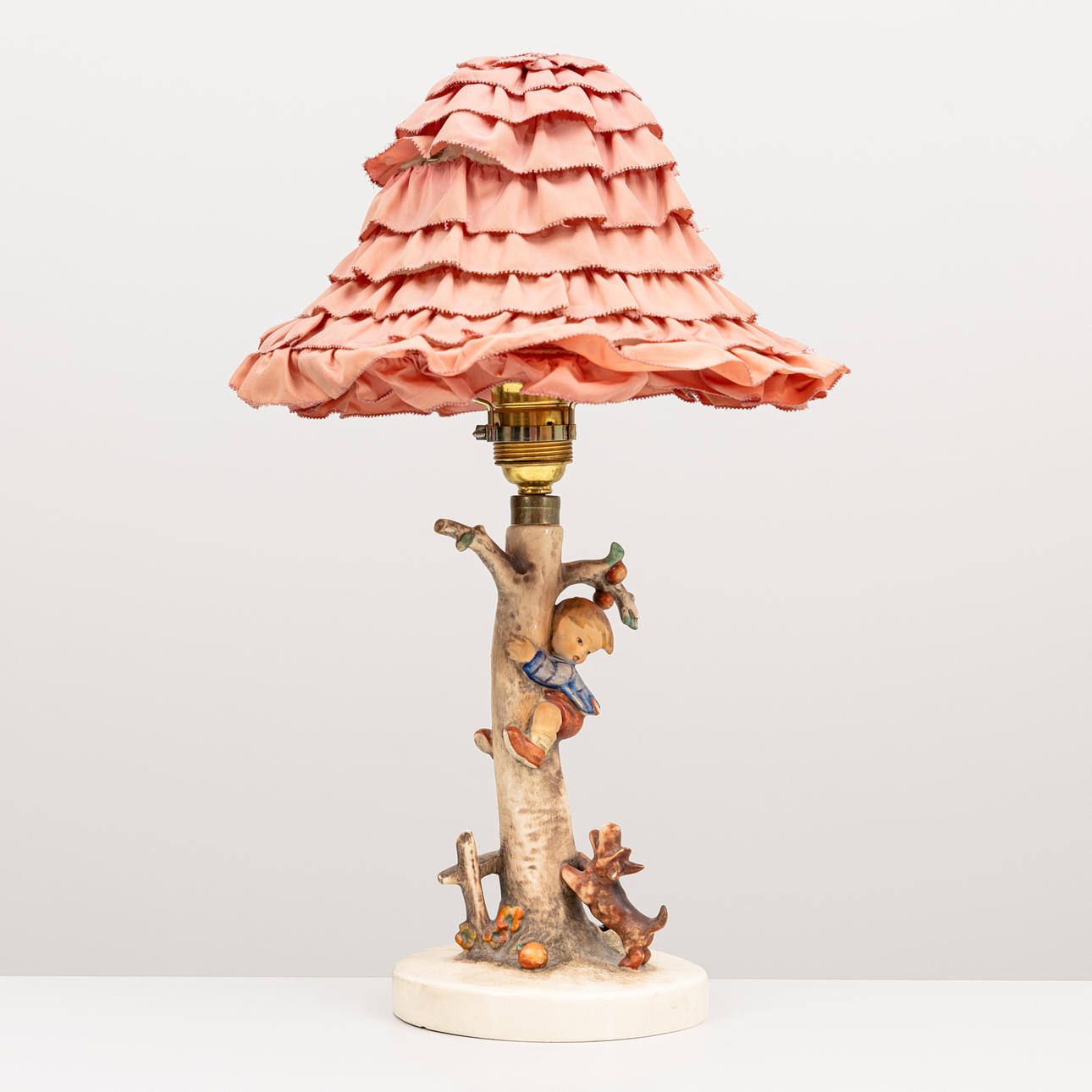 BORDLAMPE, Hummel, porslin, Goebel, 1900-tal.