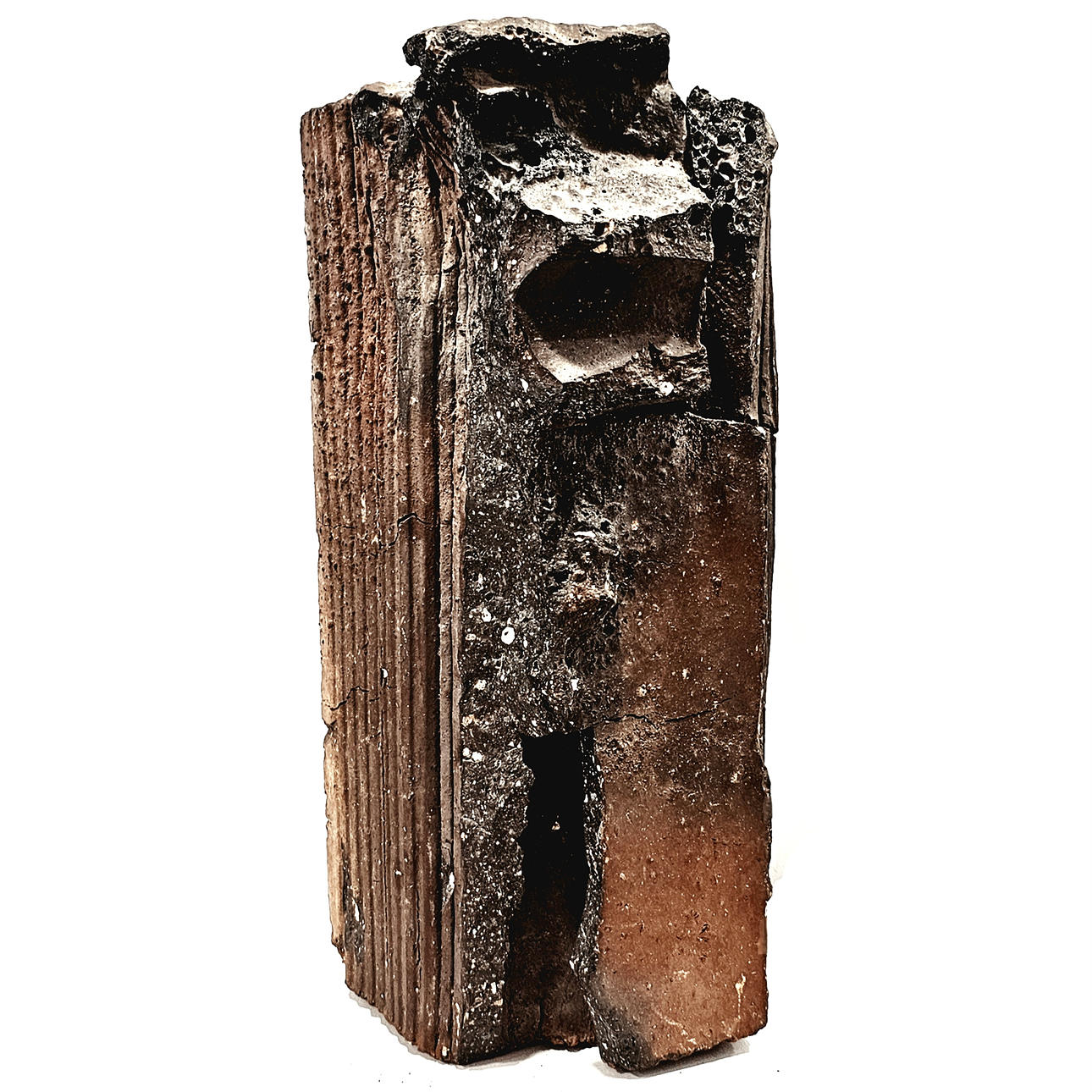 Sculpture from the 70's Vitrified Brick.