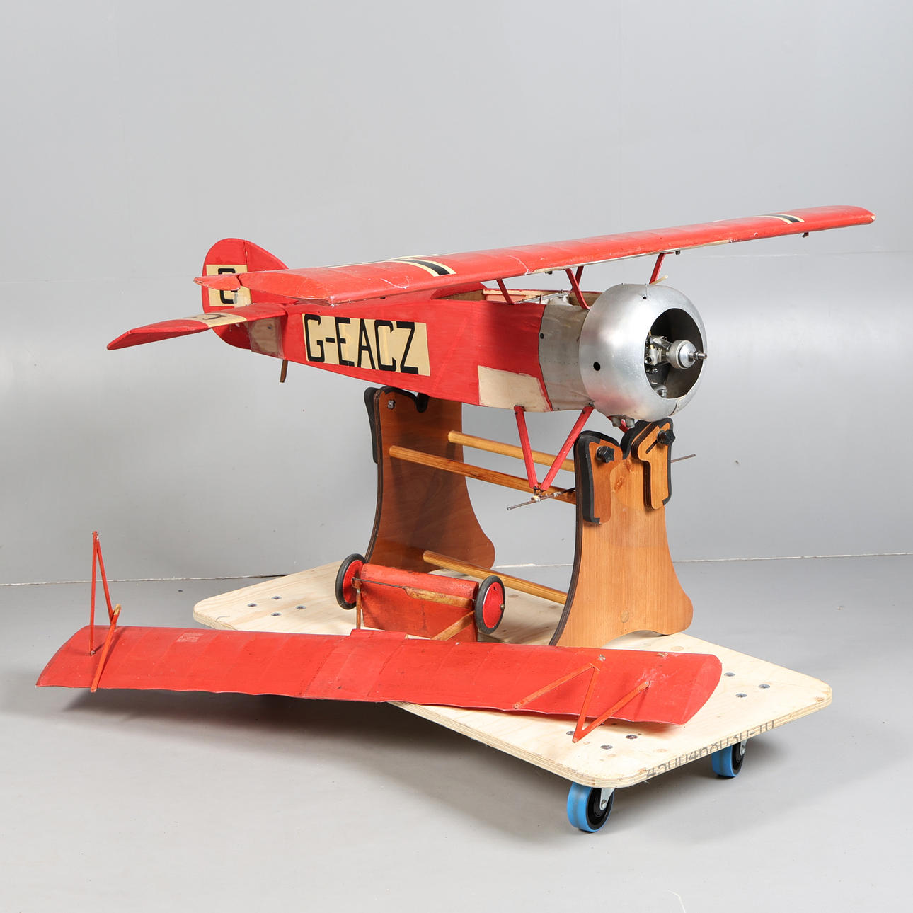 A MODEL GERMAN WWI PLANE.