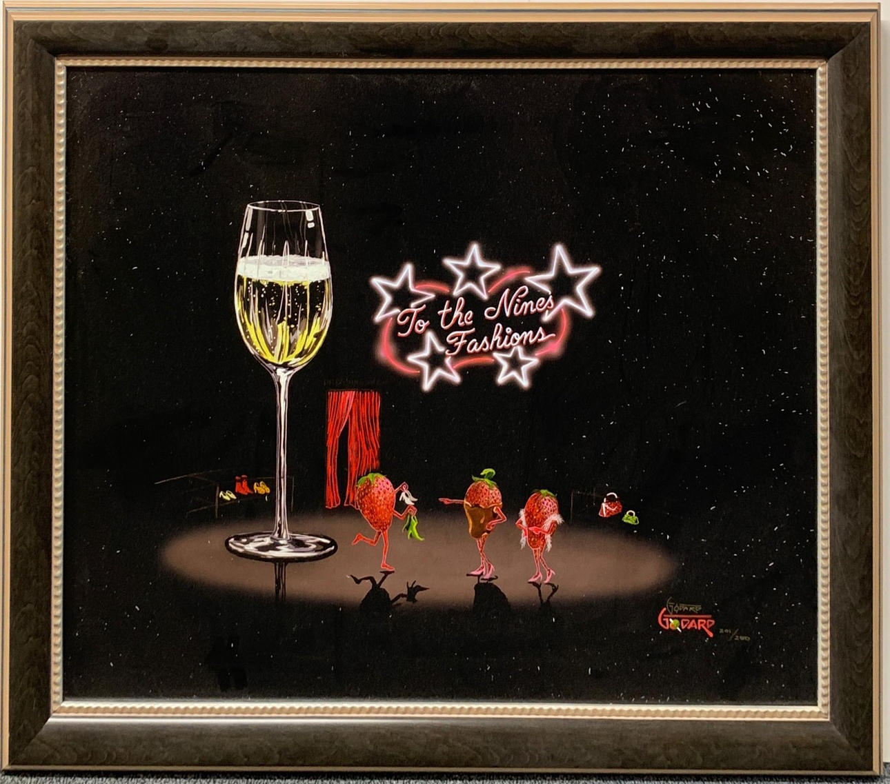 MICHAEL GODARD. GICLEE SOBRE LIENZO MICHAEL GODARD.