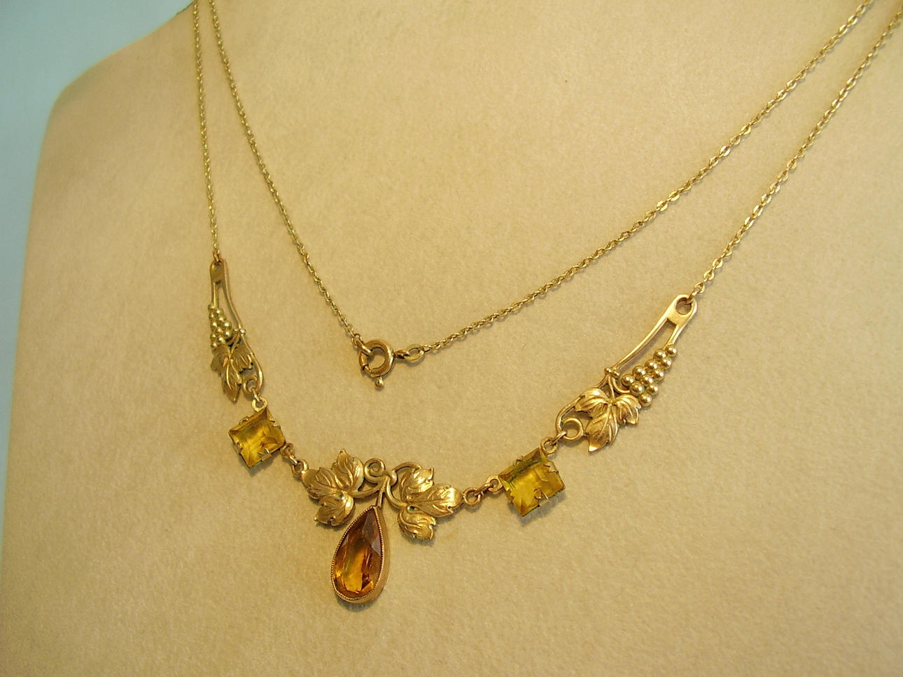 HALSBAND, ART NOUVEAU, signerad A. Daub, Pforzheim.