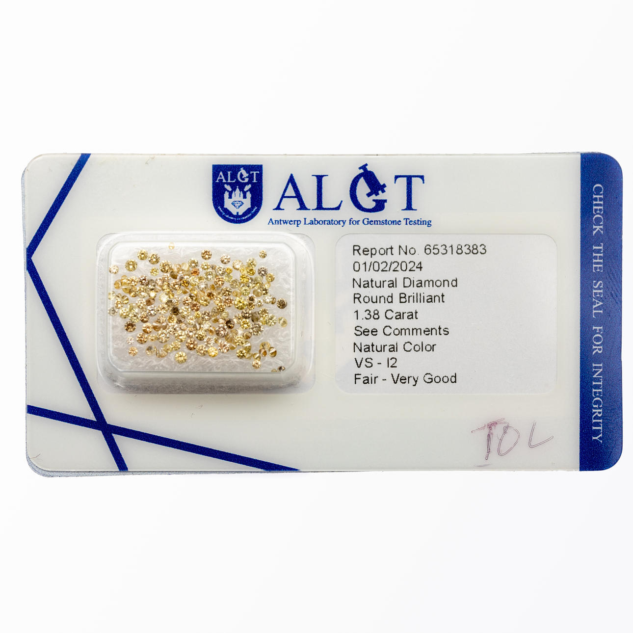 Loser Diamanten, ca. 1.38 ct.