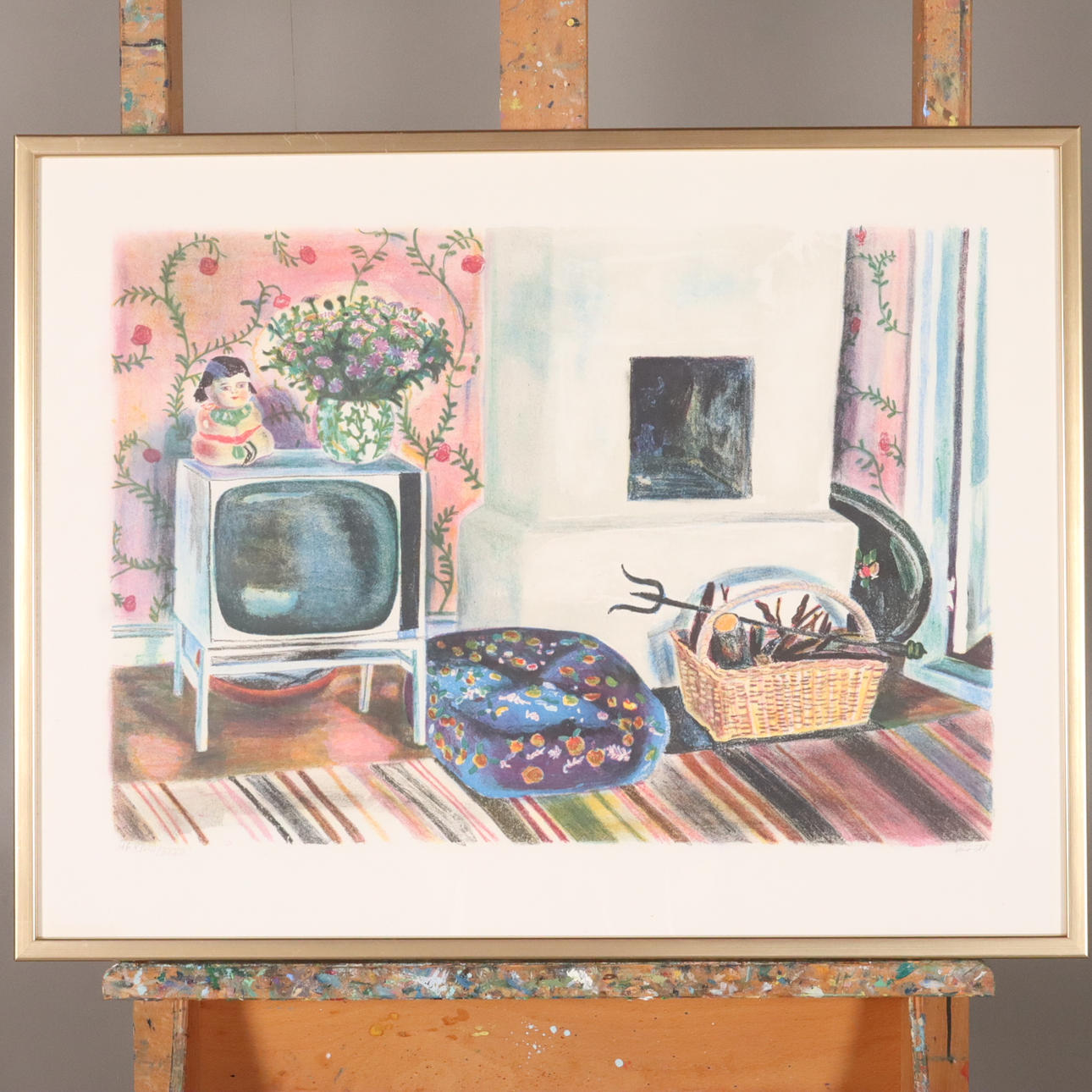 EVY LÅÅS. LITHOGRAPHY, signed and numbered.