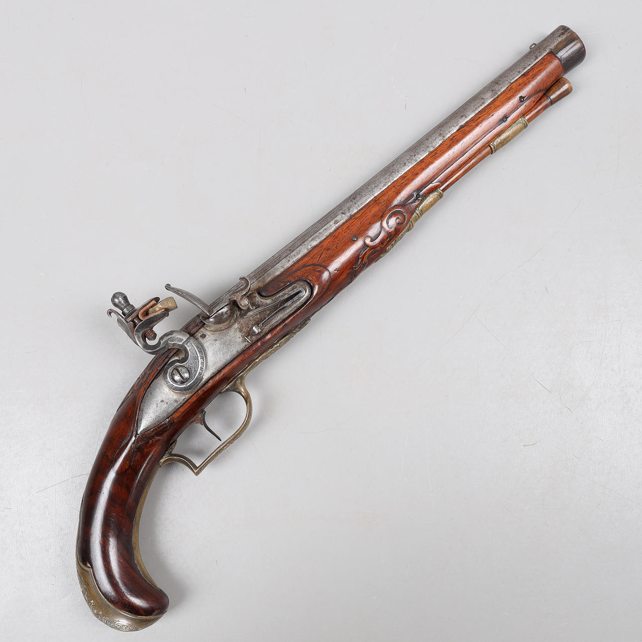 FLINTLOCK-PISTOOLI, Saksa, 1750/60-tal.