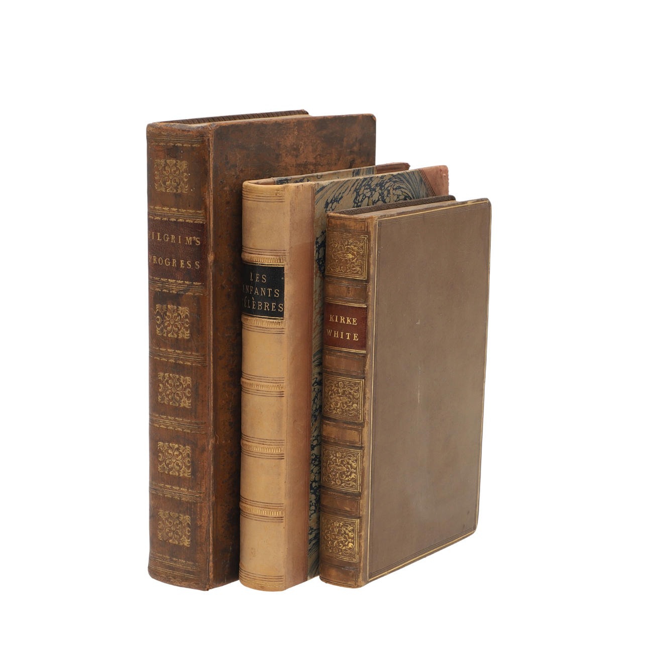JOHN BUNYAN. The Pilgrim's Progress, 1820, and two others similar (3).