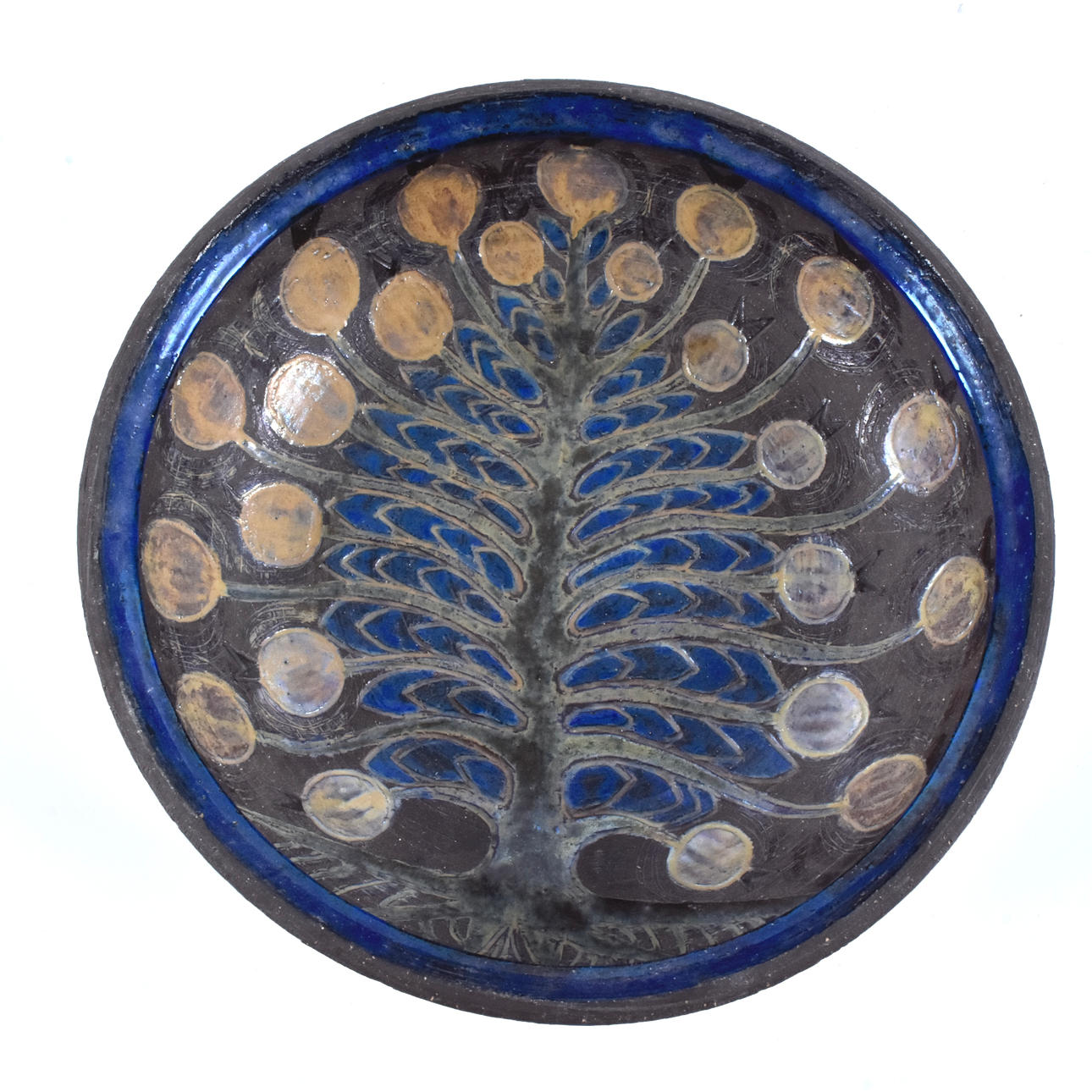 ELSI BORELIUS. Bowl, ceramic, Alingsås.