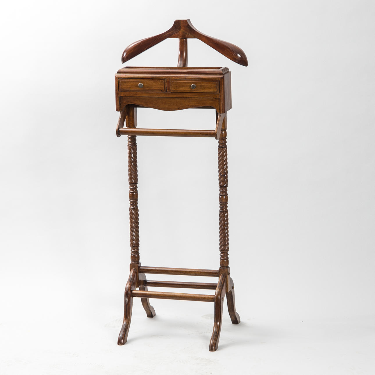 HERRBETJÄNT, mahognybetsad, samtida.