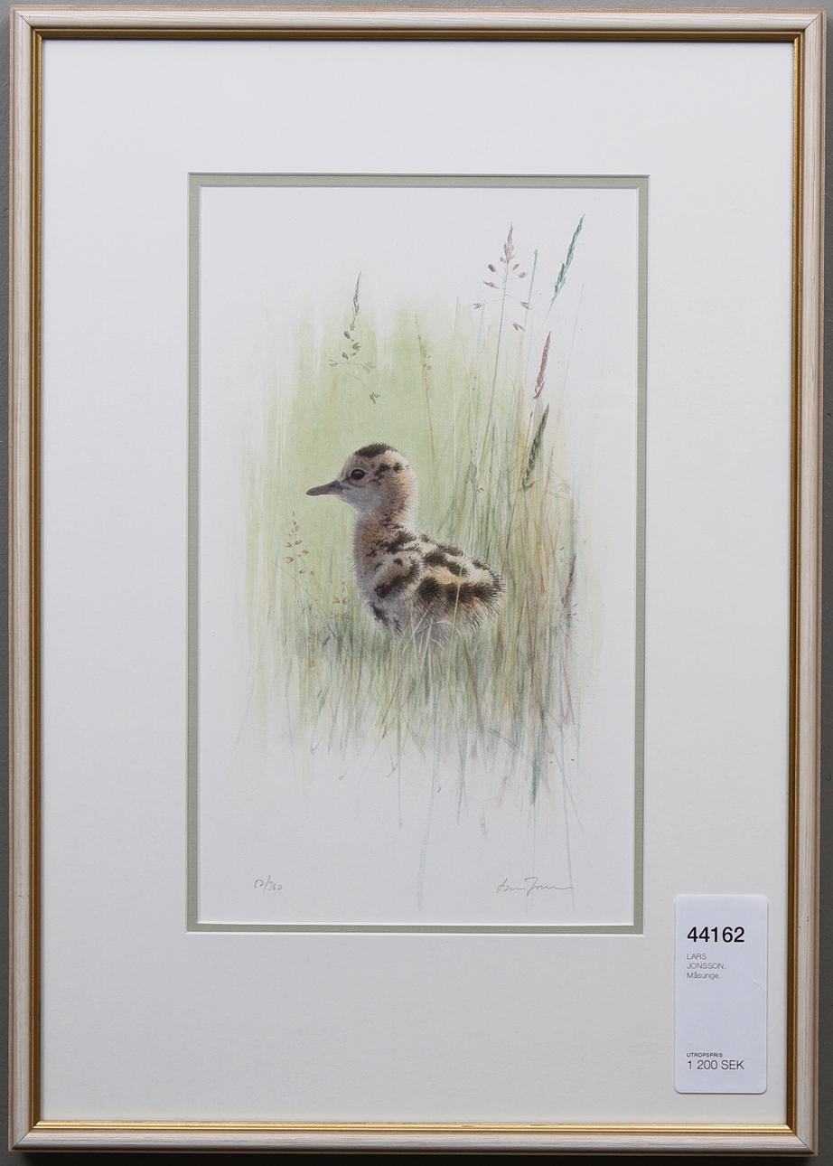 LARS JONSSON. Litografi, signerad och numrerad.