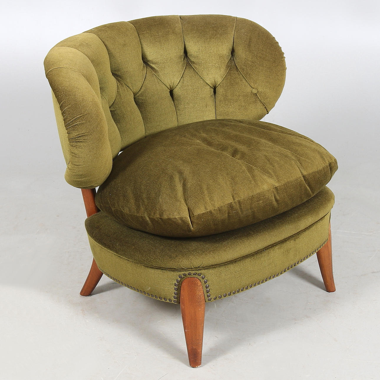 FÅTÖLJ, "Schulz", Otto Schulz, Jio Möbler. 1900-talets mitt.