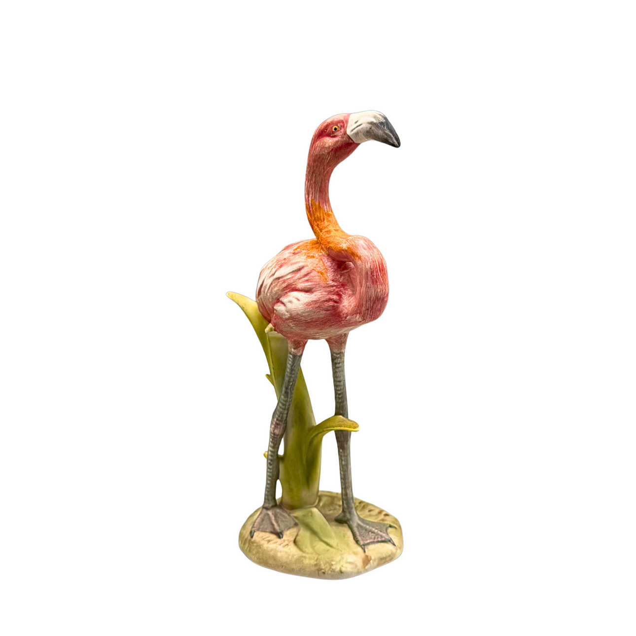 GOEBEL CERAMIC FLAMINGO, 1970S, MARKED.