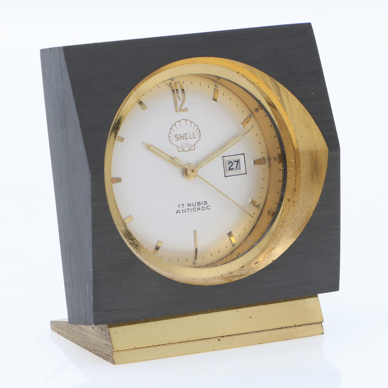 JUBILEUMSKELLO, Antichoc Shell, mässing 1960-tal.