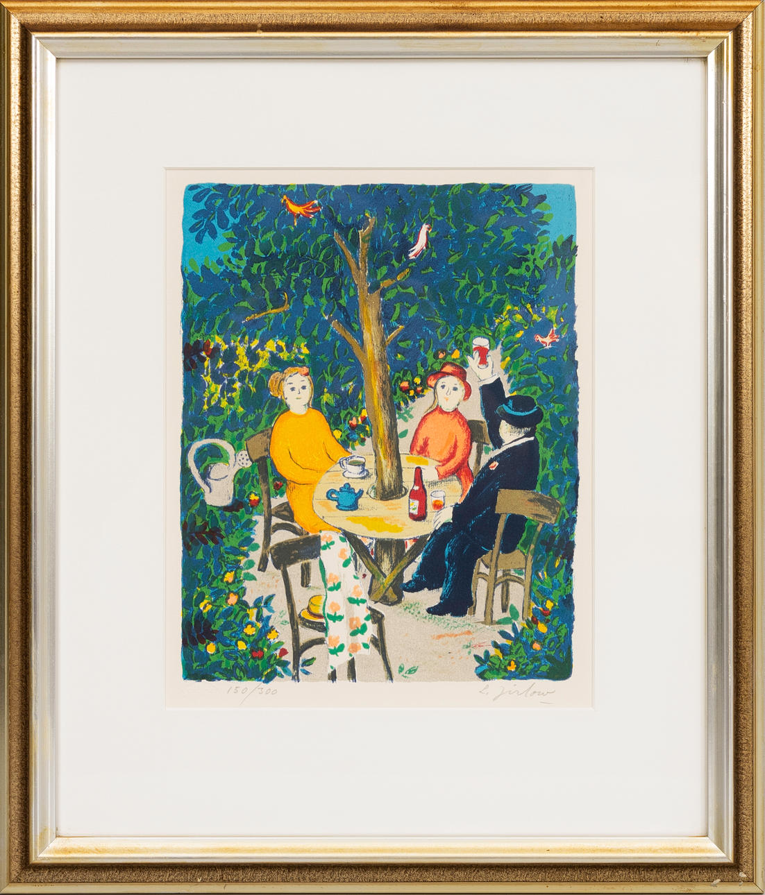 LENNART JIRLOW. In arbor, lithograph in colours, signed and numbered 150/300.