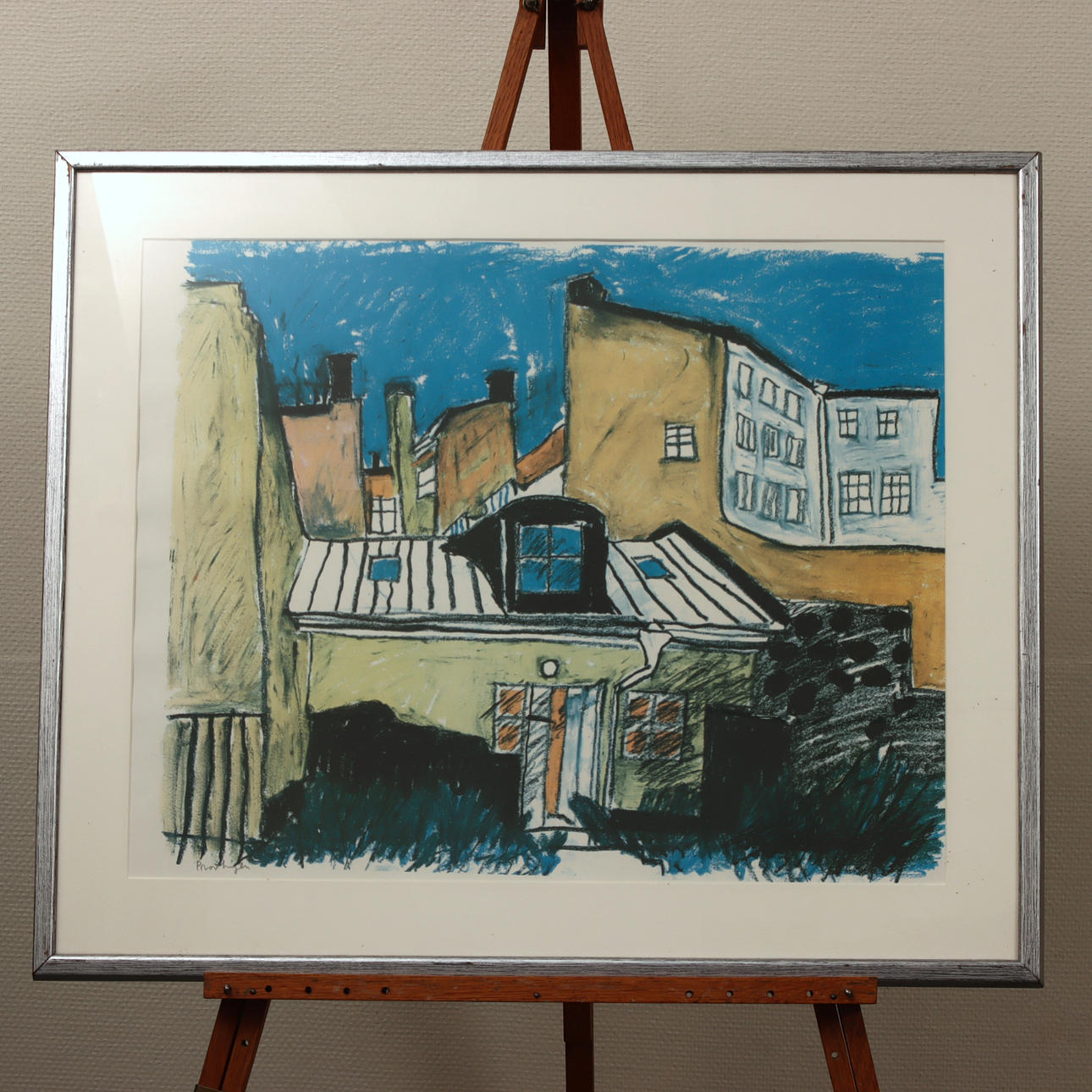 STIG (SLAS) CLAESSON. LITOGRAFI, PROVTRYCK.