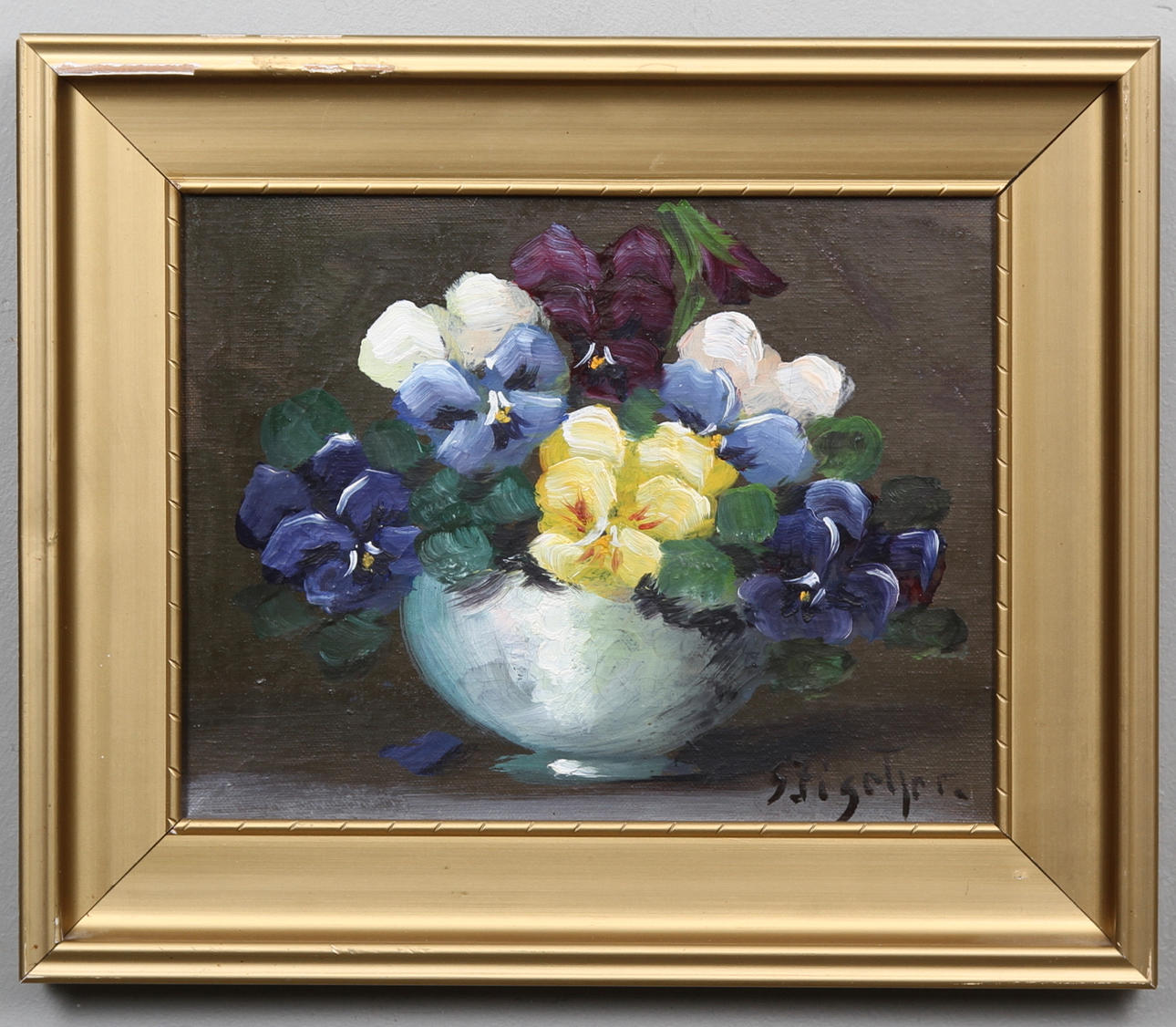 S FISCHER. BLOMSTILLEBEN 3st.