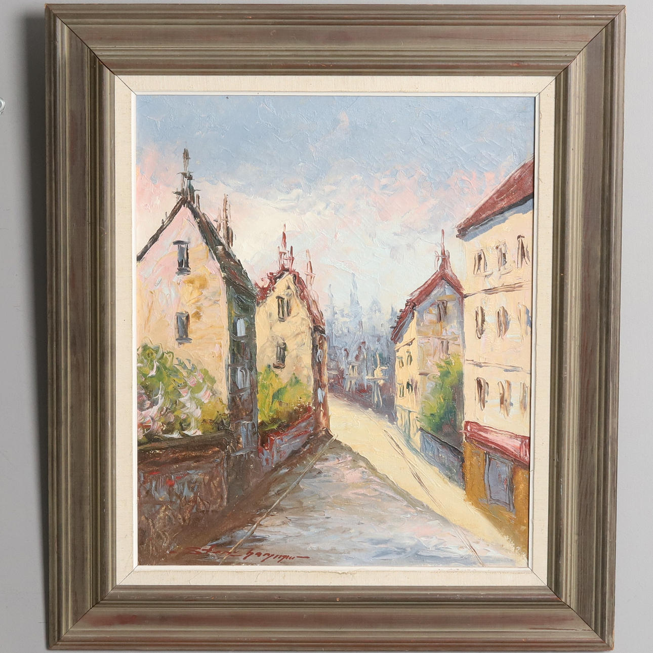 CARL STENHAMMAR. Oil on canvas, signed.