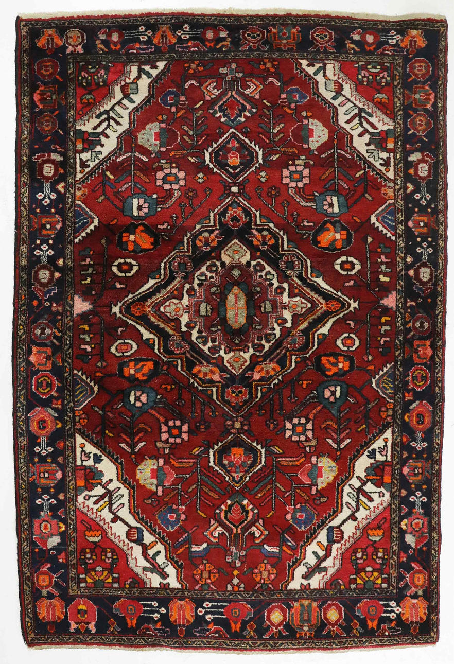 PERSIAN CARPET, Handknotted, approx 200x136 cm.