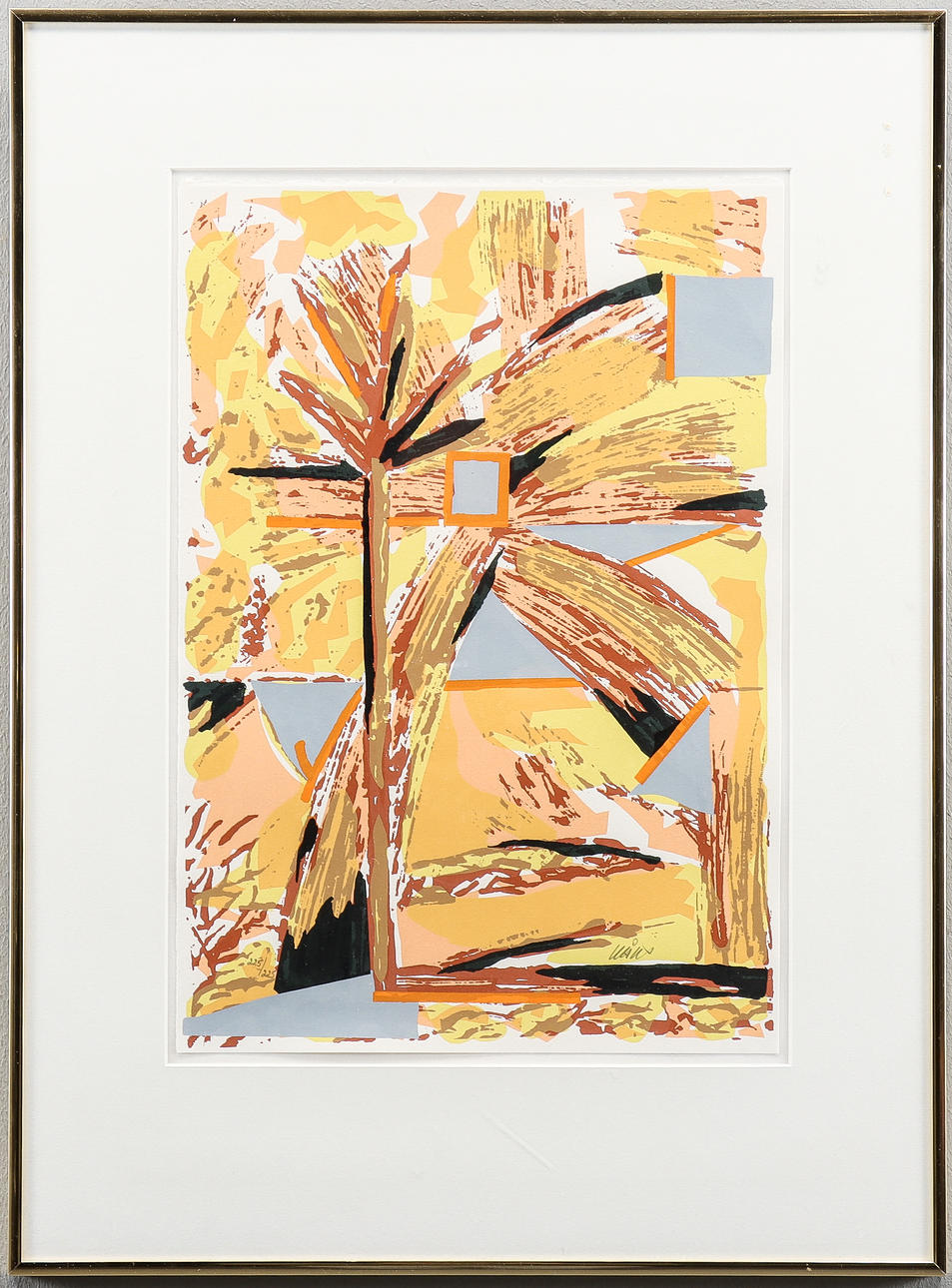 OLLE KÅKS. Lithograph in colours 225/225, signed.