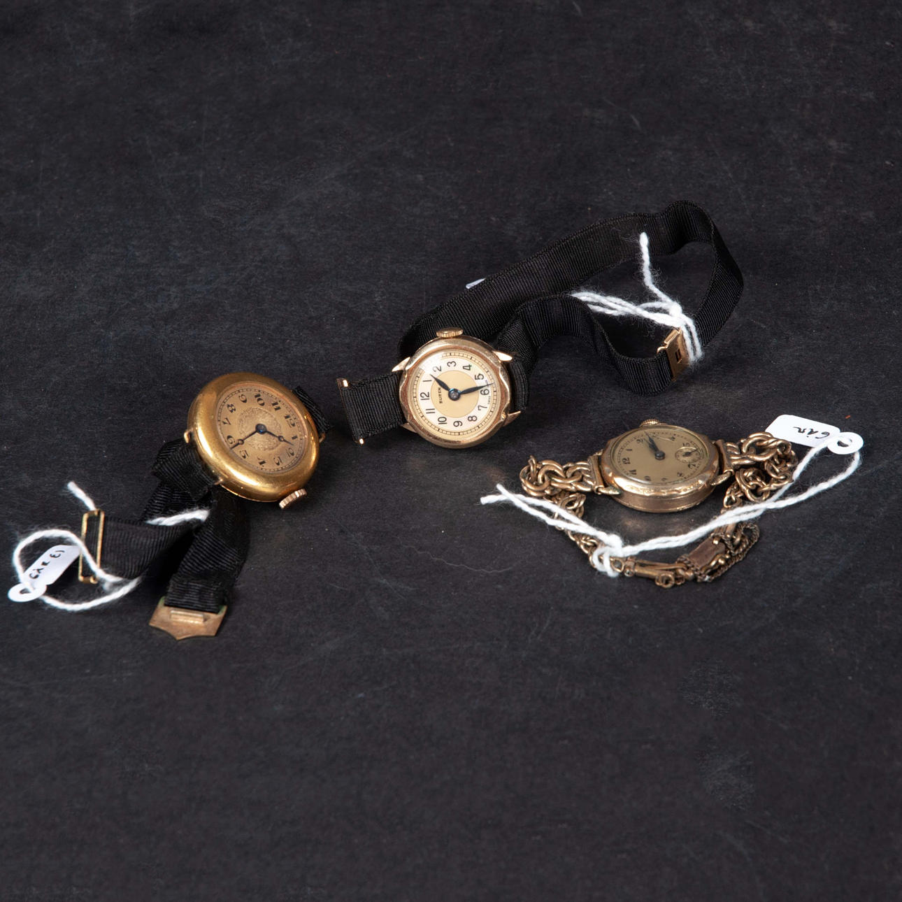 LADIES' WRISTWATCHES, 3 pcs.