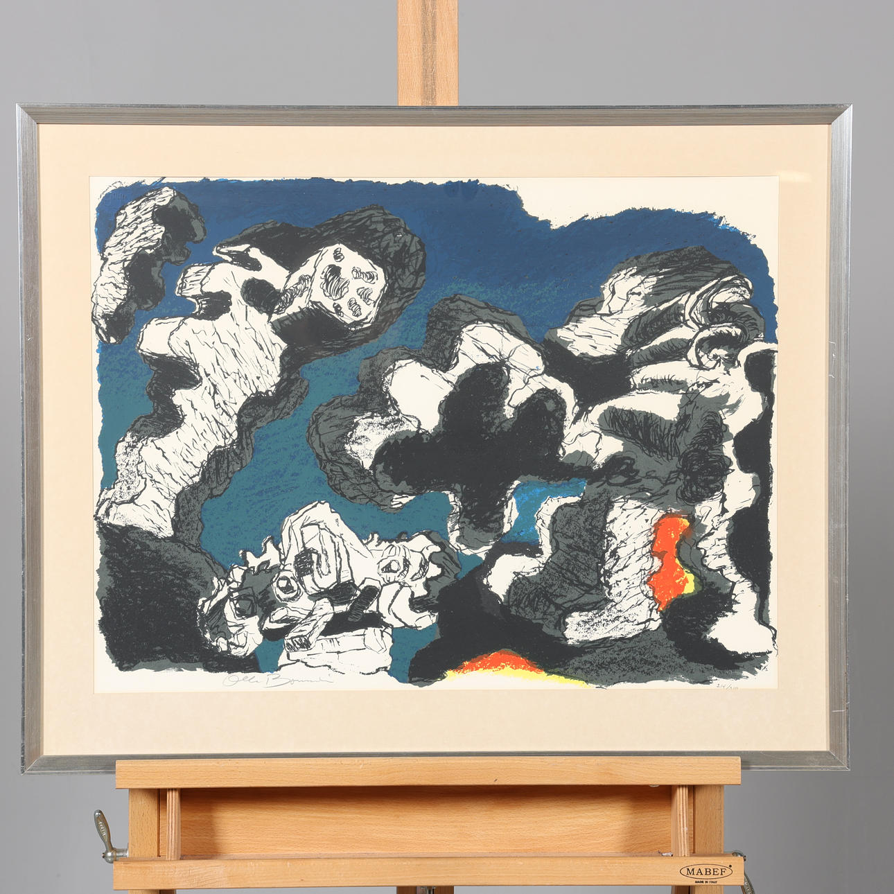 OLLE BONNIÉR. LITHOGRAPH, signed and numbered 214/310.