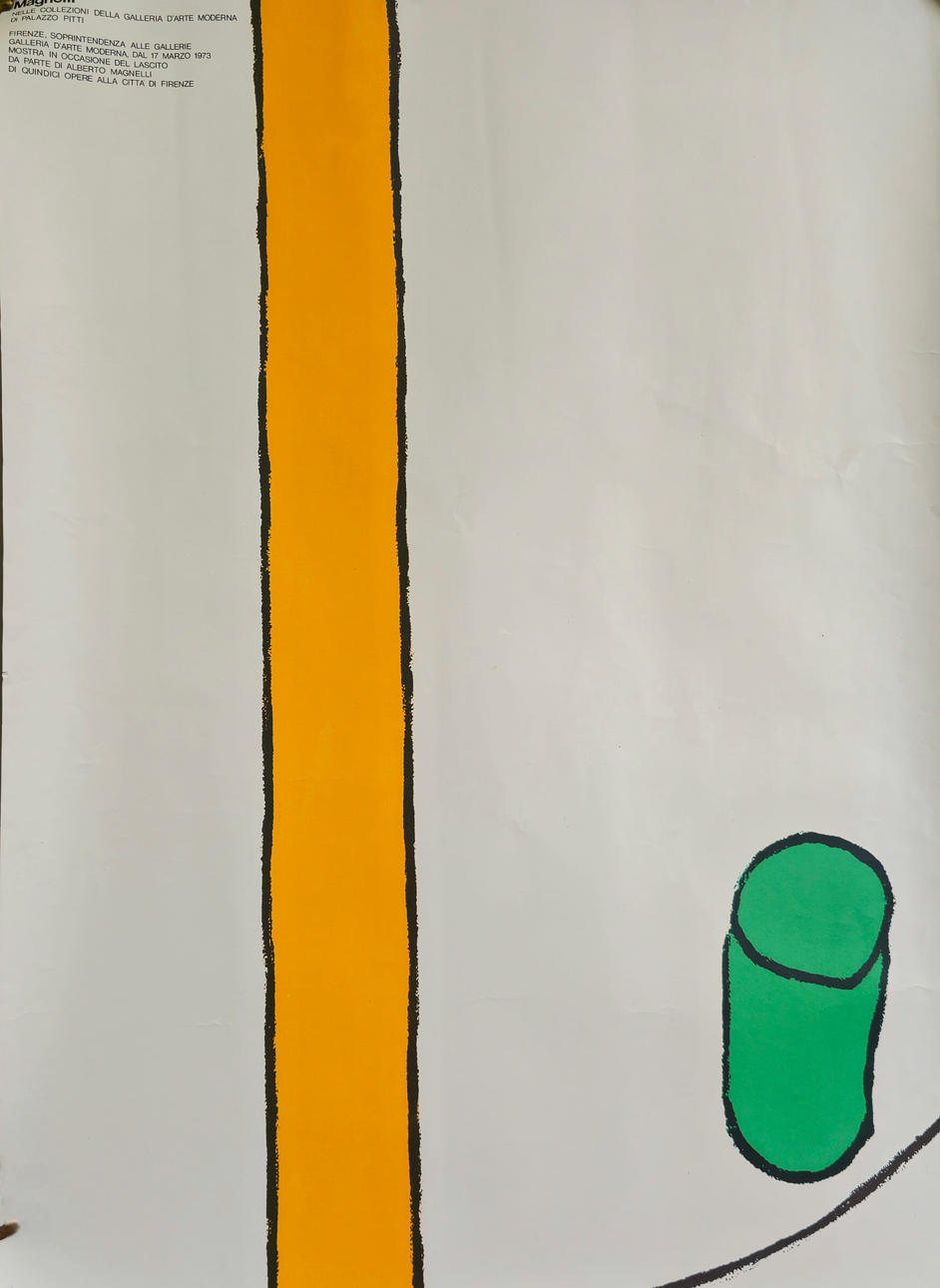 MAGNELLI. LITHOGRAPHIC POSTER.