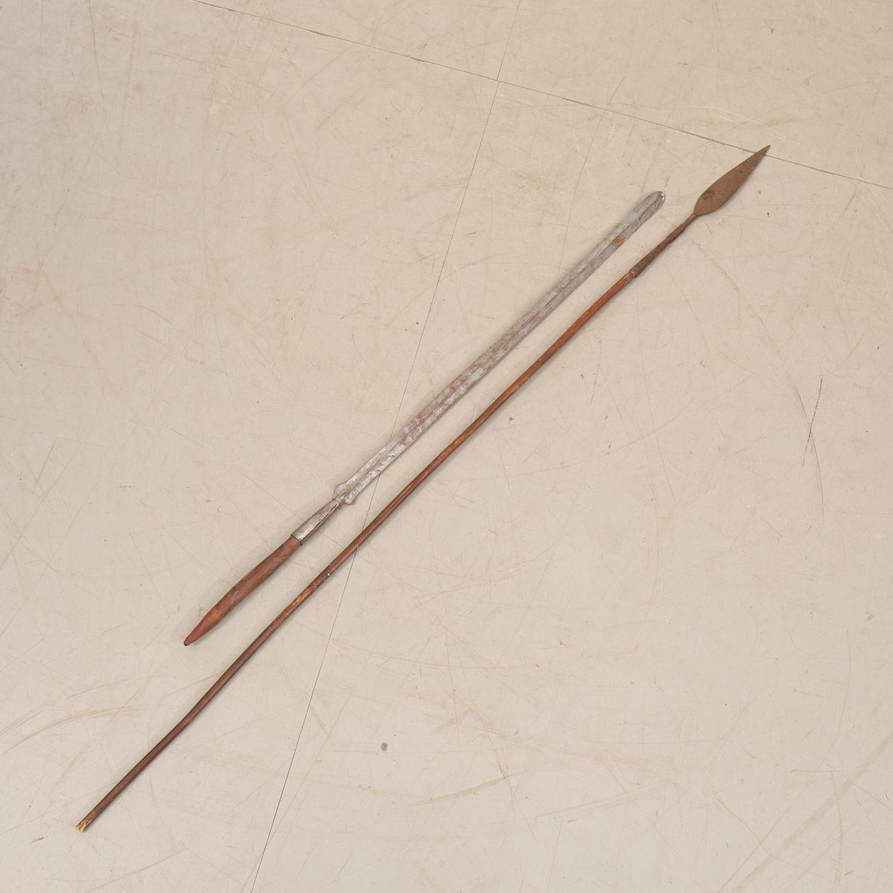 Two African spears.