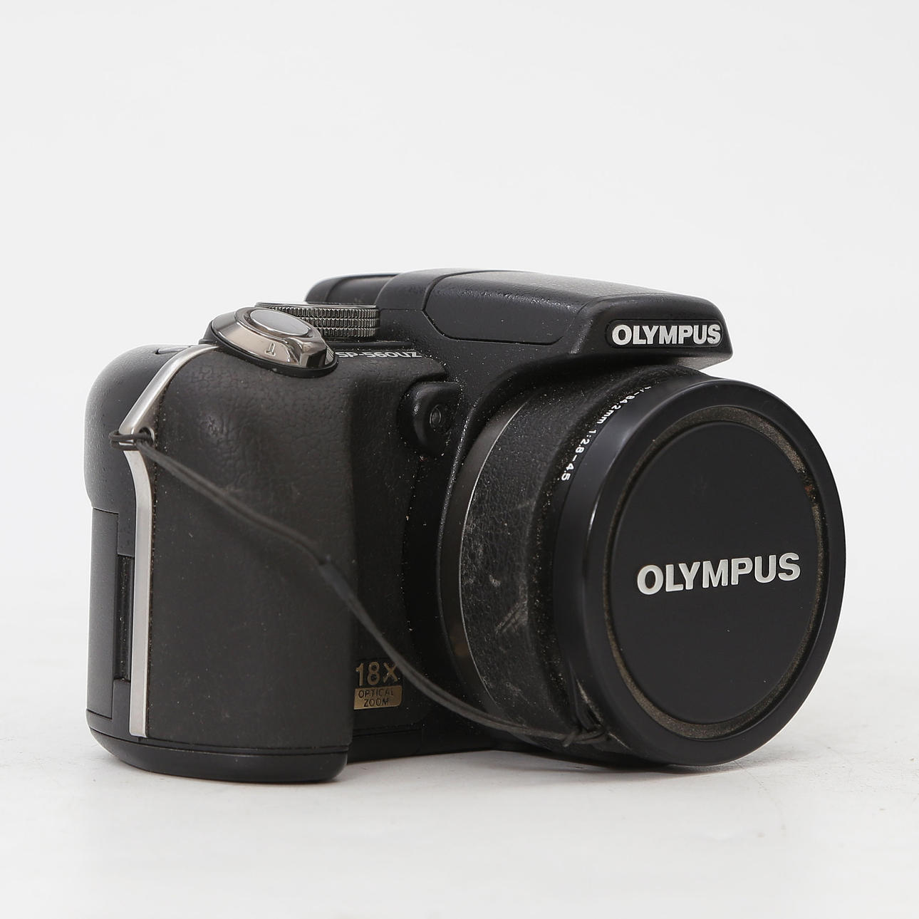 OLYMPUS SP-560 UZ DIGITAL CAMERA, 18X OPTICAL ZOOM, CASE.