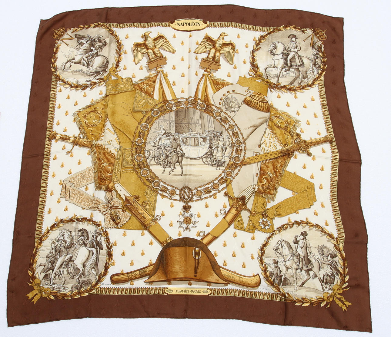 SCARF, "Napoléon", Hermès. Frankrike.