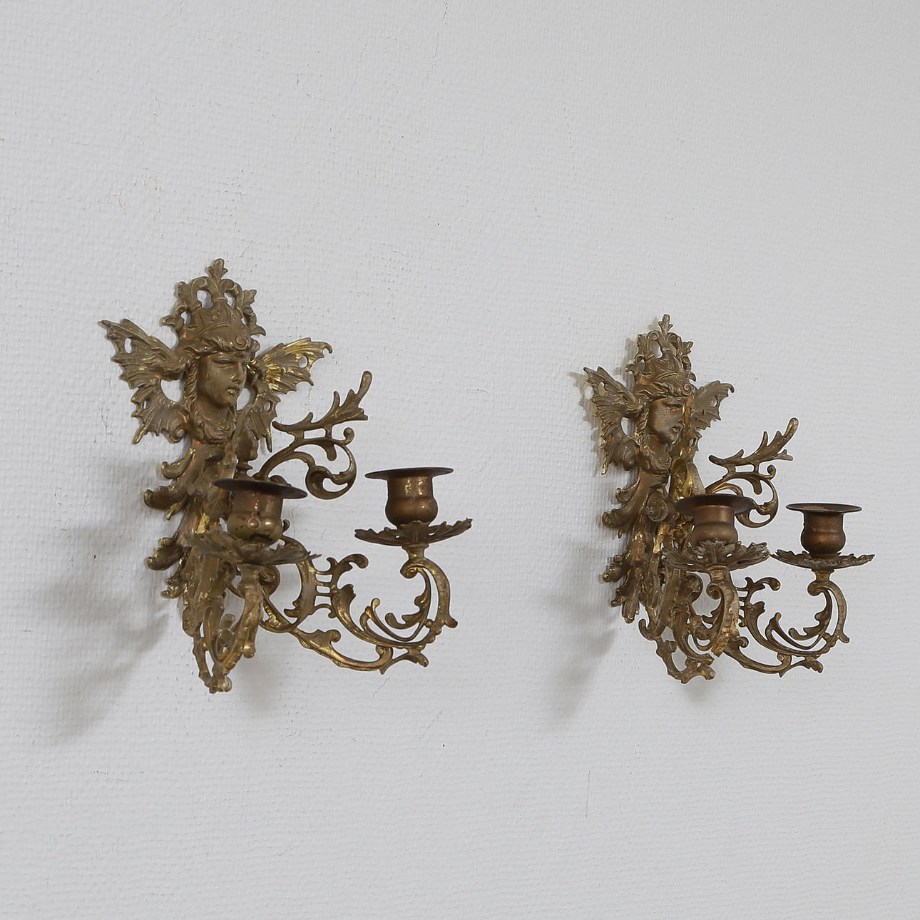 SEINÄLAMPUT, ETT PAR, OMKRING 1870.