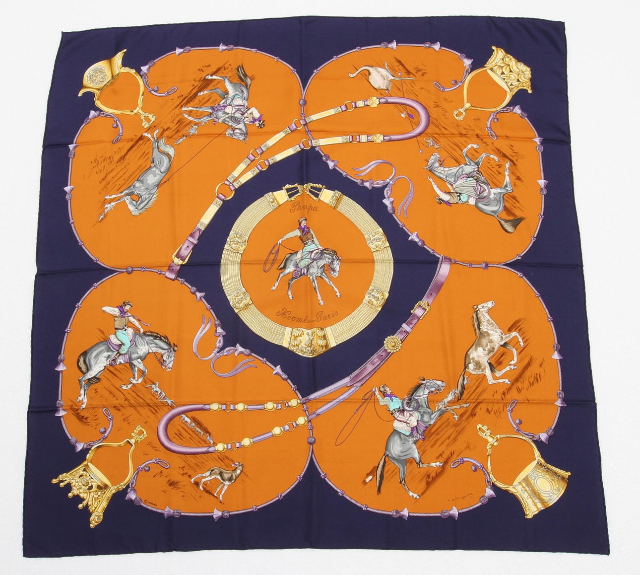 SCARF, "Pampa", Hermès. Frankrike.