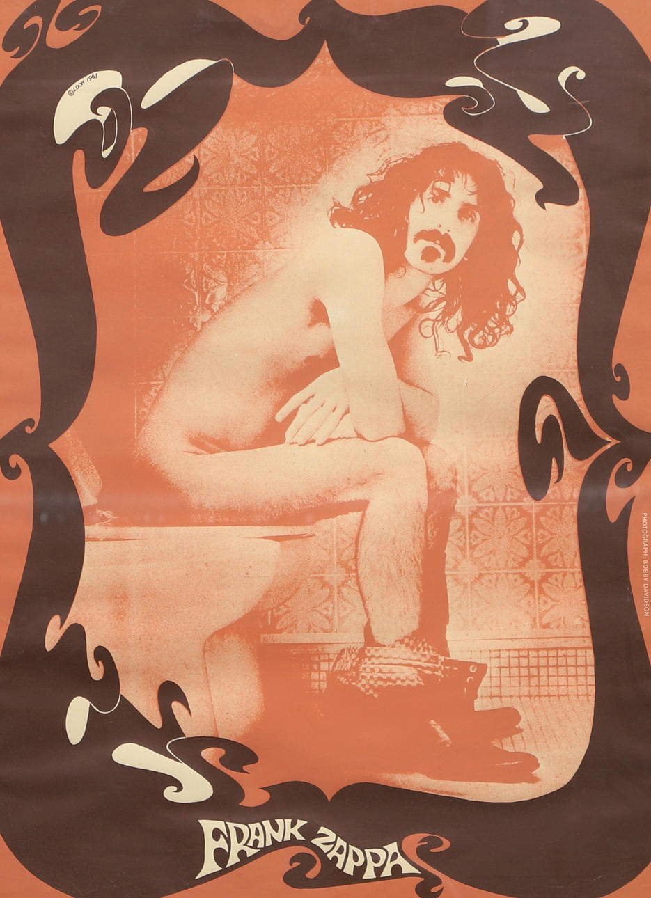 PLAKAT, Frank Zappa, England 1967.