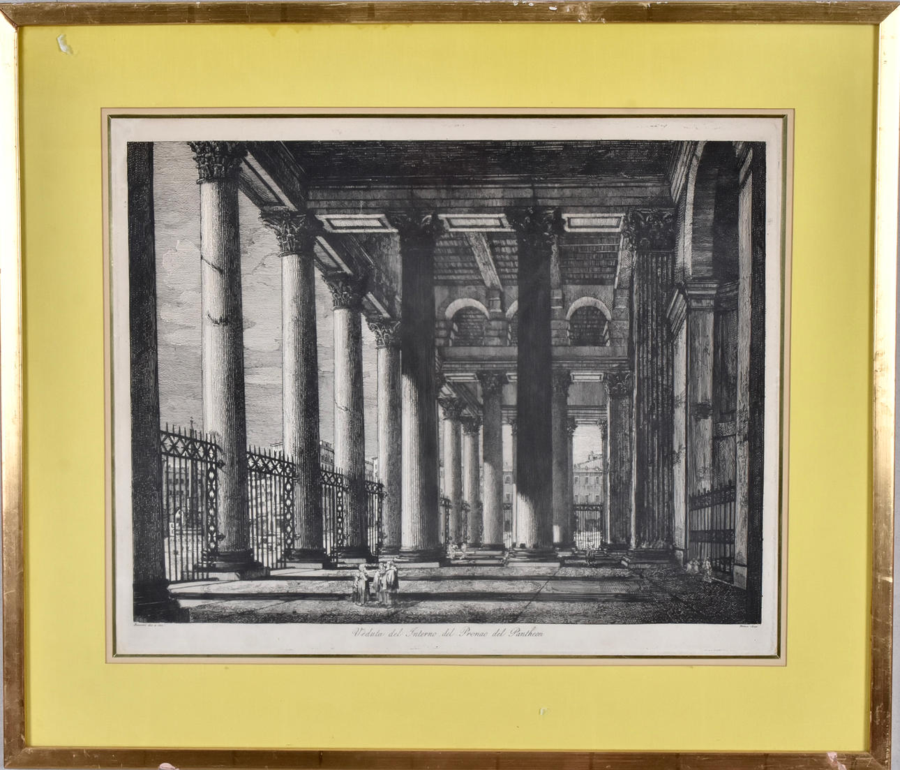 LUIGI ROSSINI. Etching.