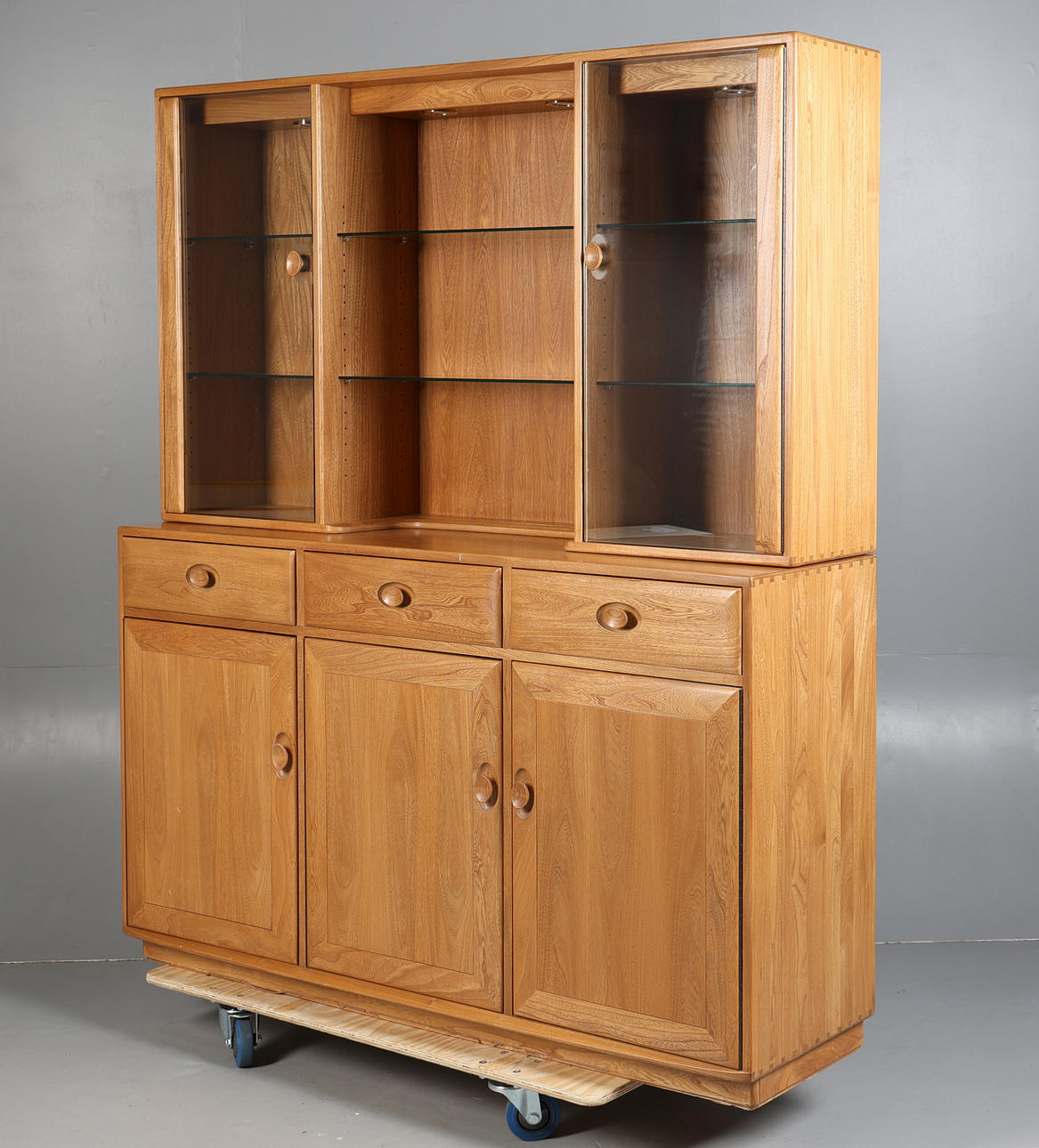 ERCOL. A 'WINDSOR' SIDEBOARD.