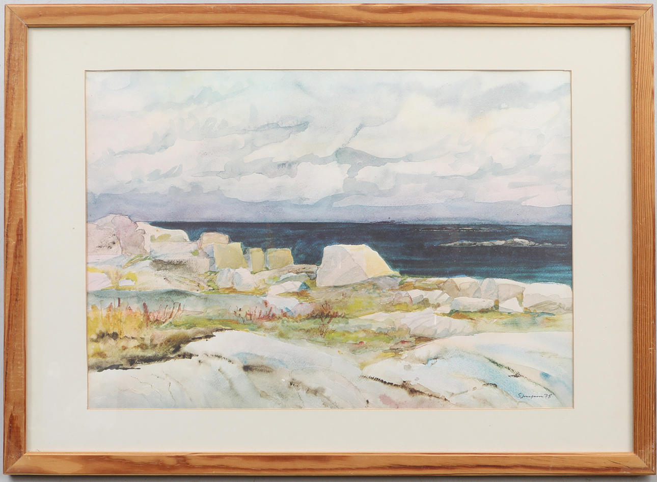 STURE JOSEFSSON. watercolour, signed and dated -1978.