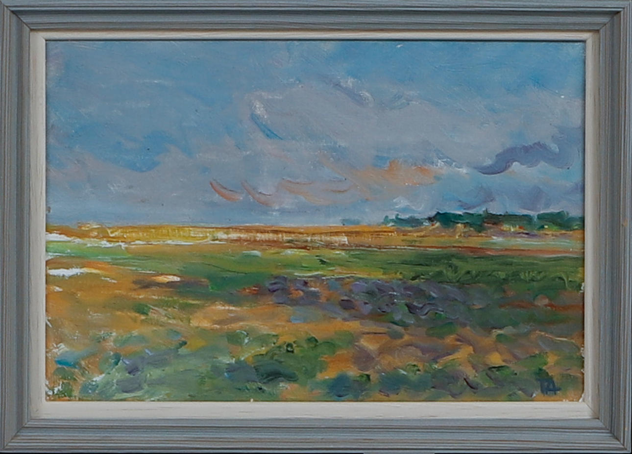 TORE AHNOFF. Landscape, oil on canvas, signed.