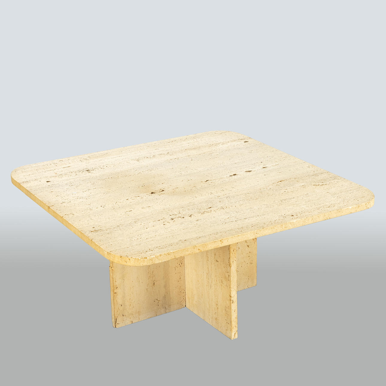 Travertin Couchtisch.