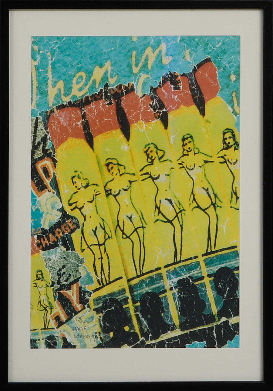 MARIA LARKMAN. Graphic sheets, 2 pcs, signed and numbered.