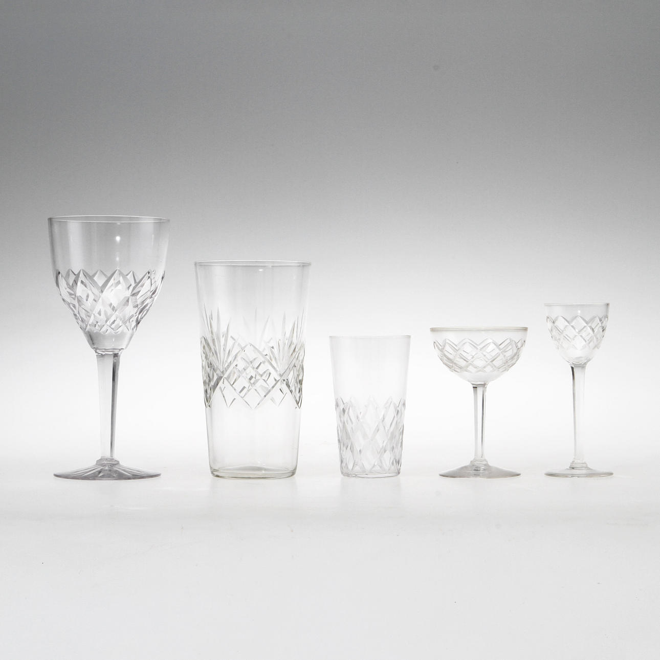 GLASSERVIS, 29 delar.