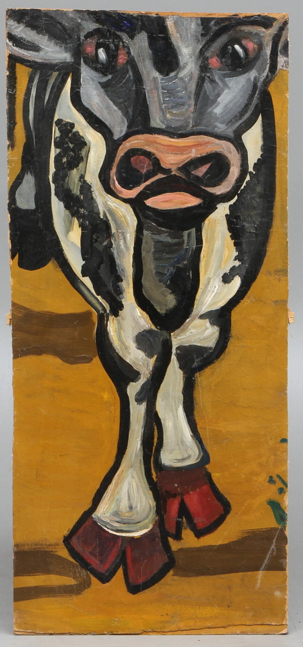 SVEN X:ET ERIXSON. Ur väggmålningen Arbetarnas kamp, olja på pannå, (nr 9).