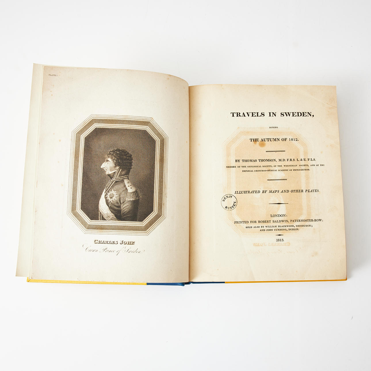 THOMSON, REISEN IN SCHWEDEN, 1813.