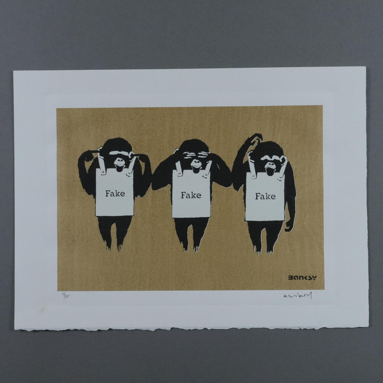 Hear not Banksy, see not Banksy, think not not Banksy